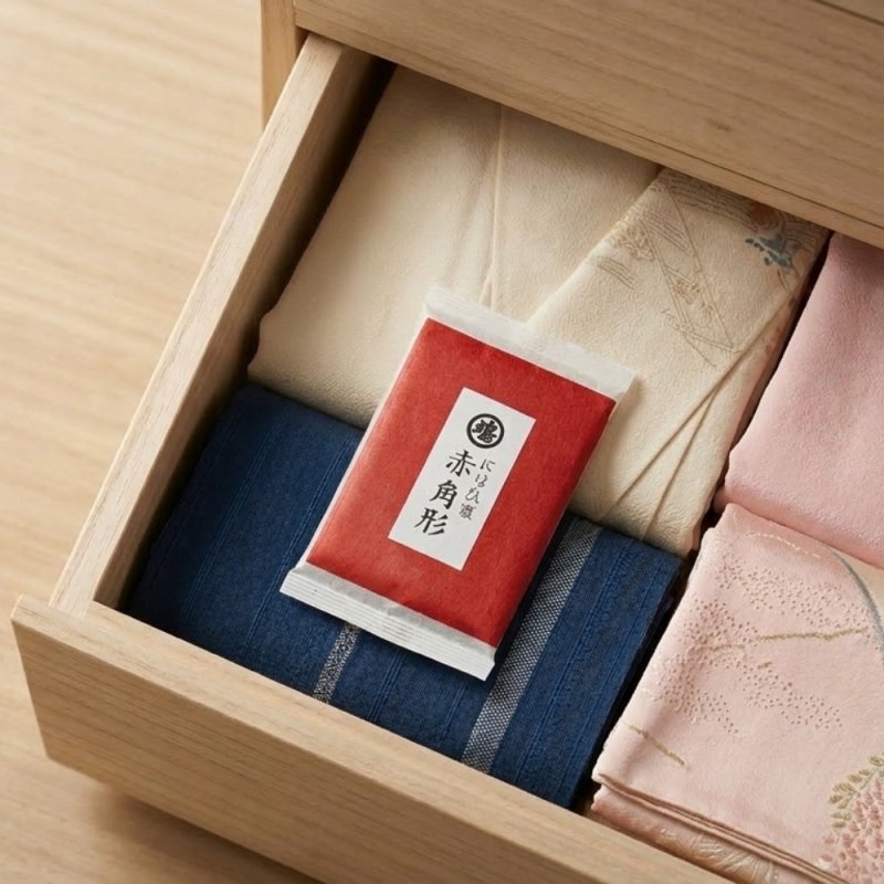 画像1: 防虫匂袋 赤角形（30g） (1)