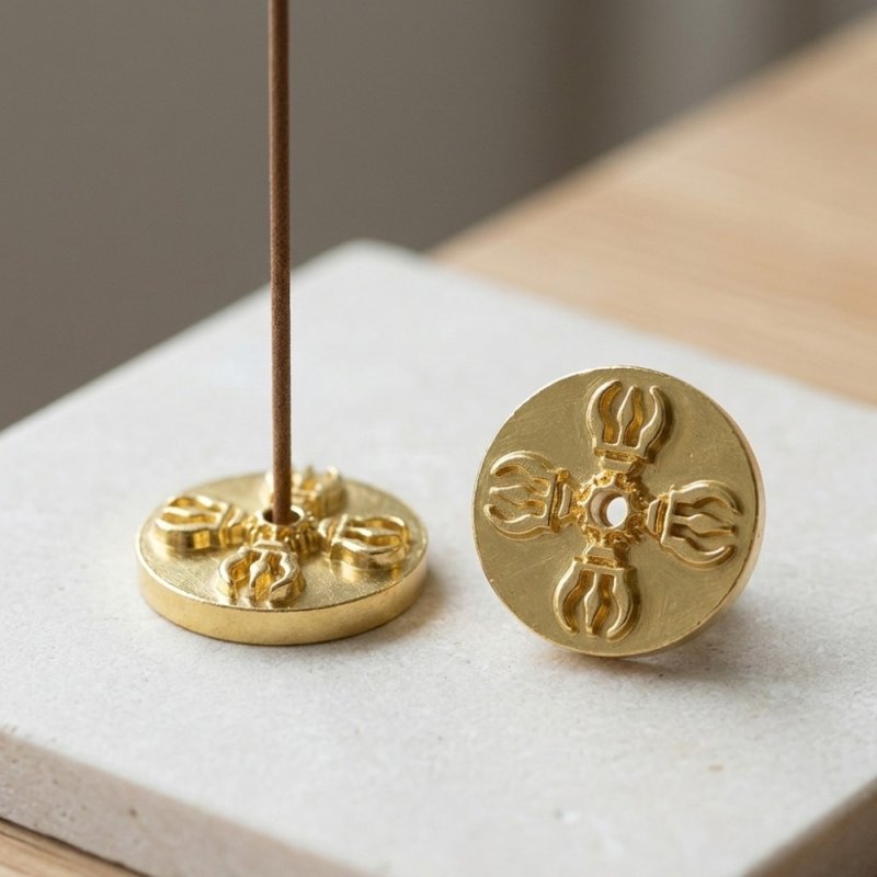 画像1: 香立て　十字羯磨　２個セット (1)