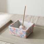 画像1: 美濃焼香立て　角型 (1)