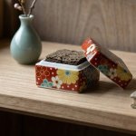 画像1: 九谷焼の香箱（g-cubeにピッタリ） (1)