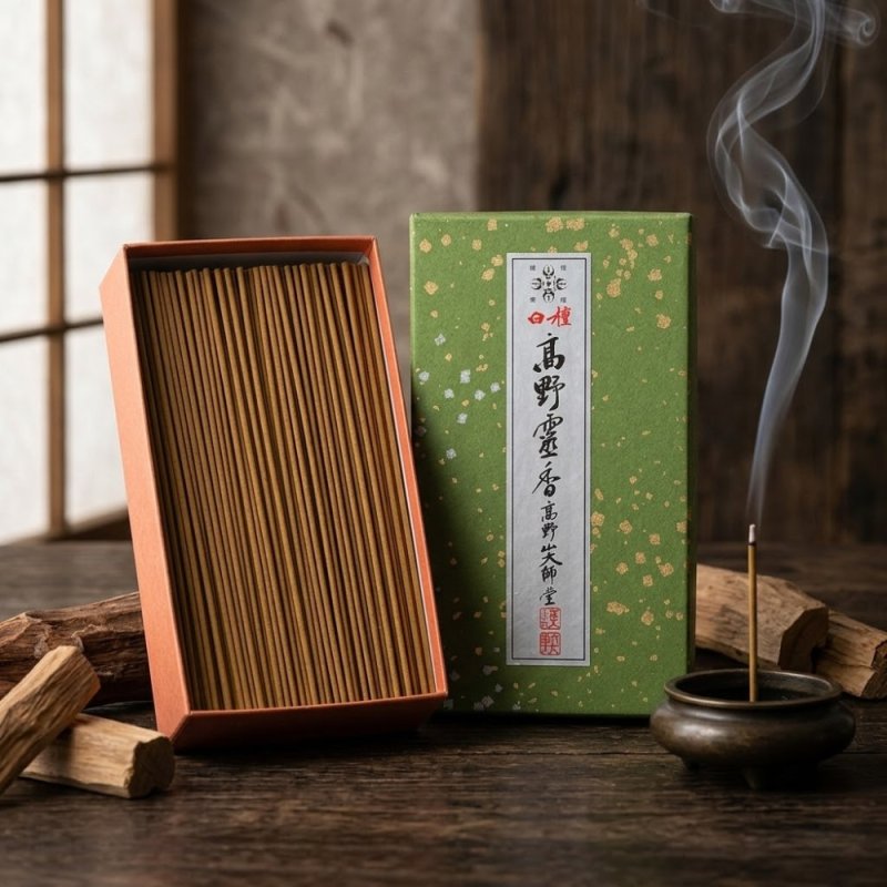 画像1: 線香 極上白檀高野霊香 (1)