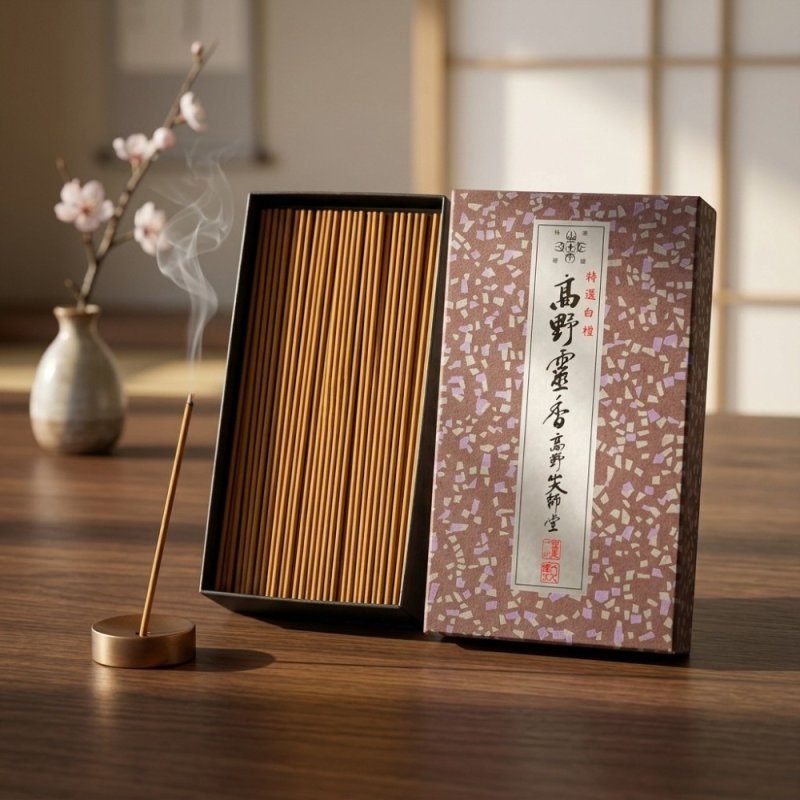 画像1: 線香 特選白檀高野霊香 (1)