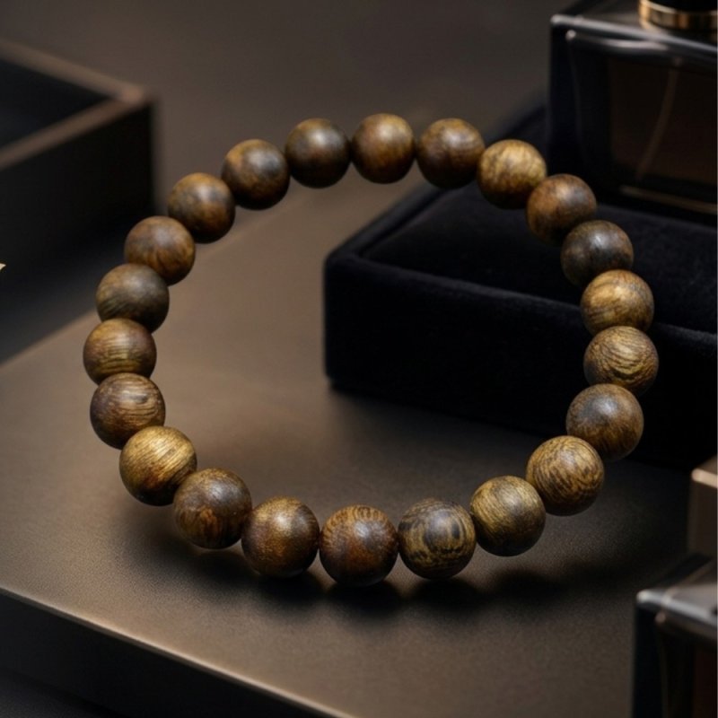 画像1: 伽羅（栽培伽羅）の腕輪 (1)