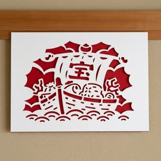 切り絵 - 香老舗 高野山大師堂