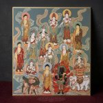 画像1: 仏画色紙　十三仏 (1)