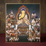 画像1: 仏画色紙　薬師如来十二神将 (1)