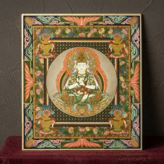 仏画色紙　大日如来