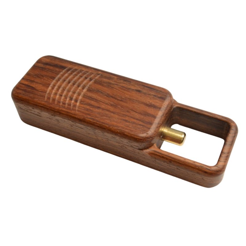 画像2: 塗香入　花梨製　プッシュ式 (2)