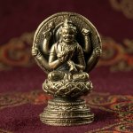 画像1: ミニ仏像　愛染明王（仏像） (1)