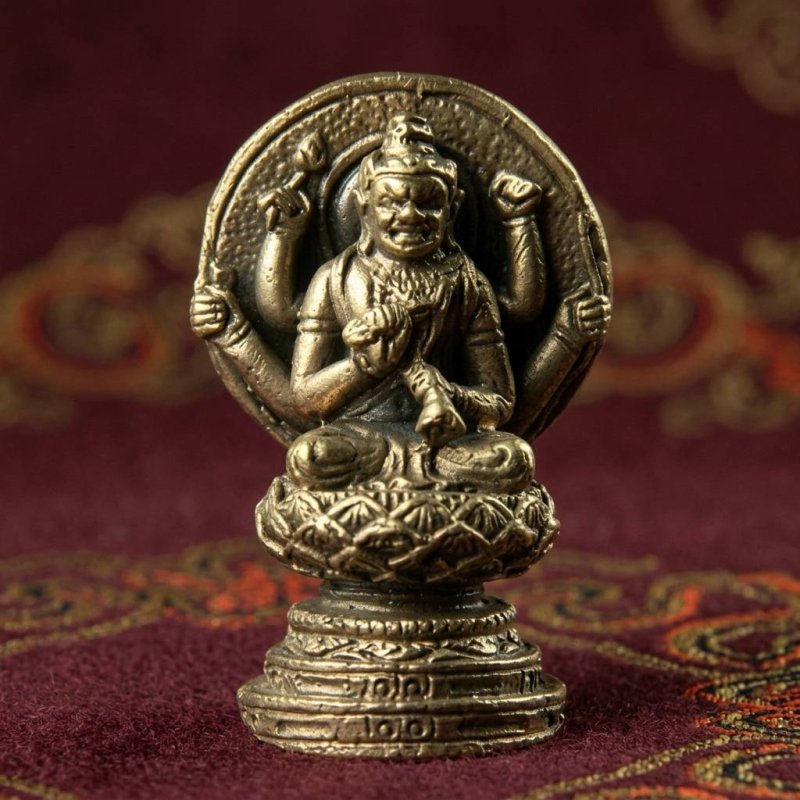 画像1: ミニ仏像　愛染明王（仏像） (1)