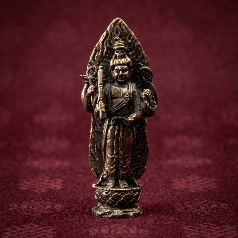 画像1: ミニ仏像　烏枢沙摩明王（仏像） (1)