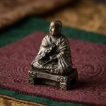 画像1: ミニ仏像　弘法大師（座像） (1)