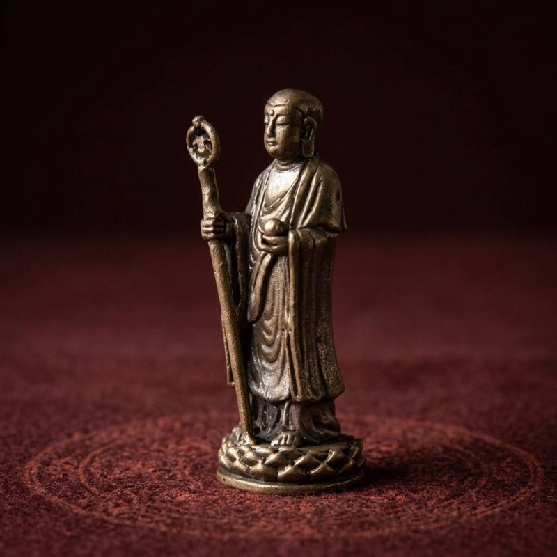 画像1: ミニ仏像　地蔵菩薩（仏像） (1)