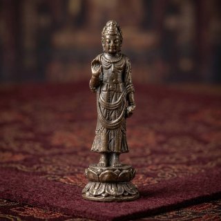 野仏　地蔵菩薩像　古い石仏　民衆仏　仏像　仏教美術　山梨県　高さ約45cm 野中地蔵菩薩坐像 - 山梨県 南アルプス市 -人がつどい 次世代につなぐ