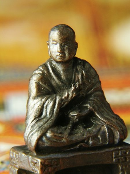 画像1: ミニ仏像　弘法大師（座り） (1)