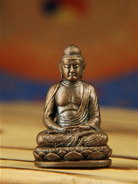 画像1: ミニ仏像　釈迦如来 (1)